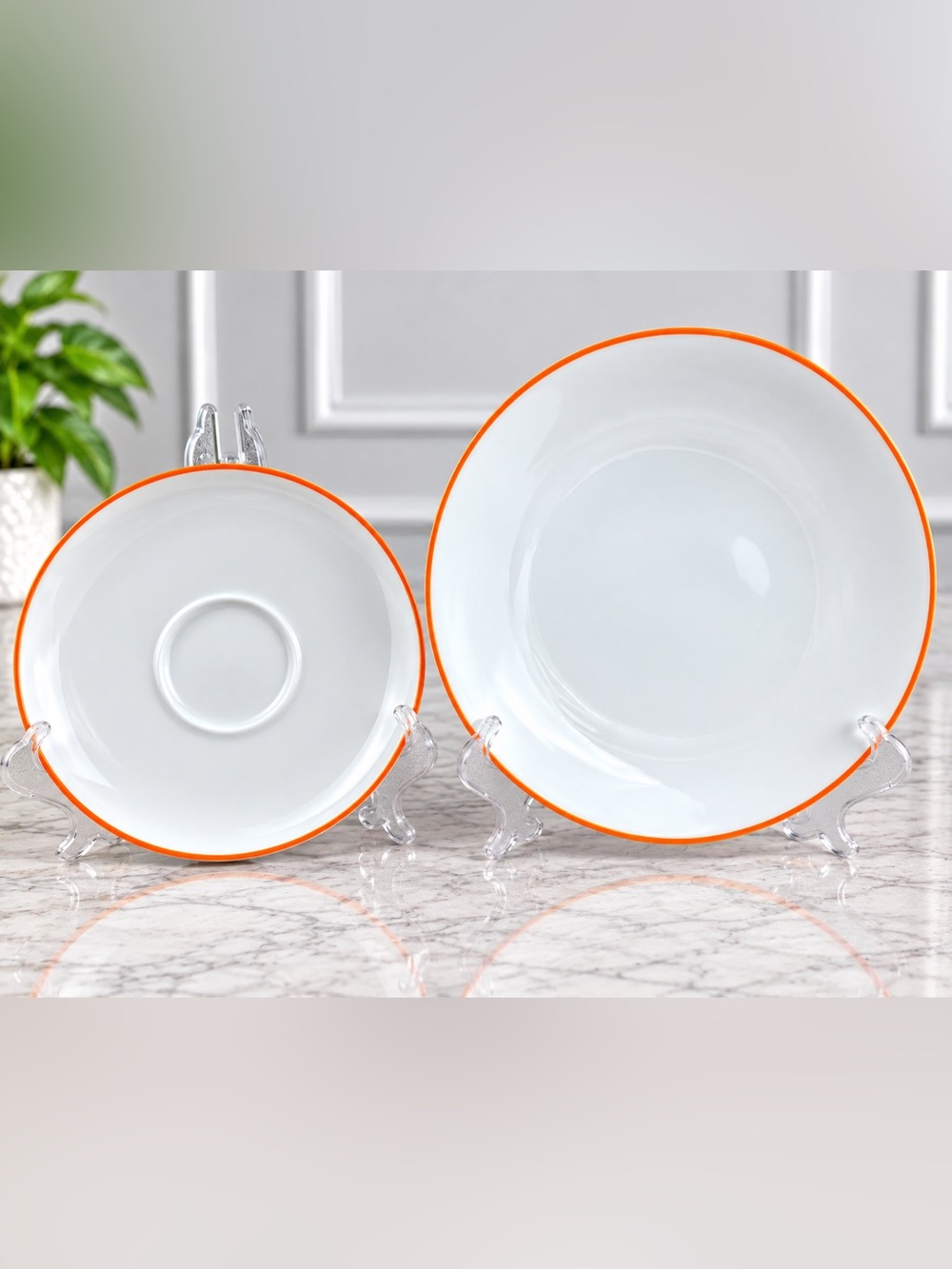Rosenthal Studio-Linie TAC I Plate Saucer Pair Germany 1992